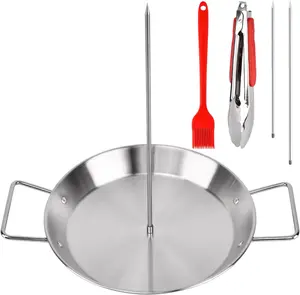 Adjustable Vertical Gyro Skewer Set Pastor Skewer for Grill, Stainless Steel Vertical Skewer, Brazilian Vertical Spit Stand with 3 Removable Spikes(8”/10"/12”)& Brushes, for Tacos Al Pastor, Shawarma Kebabs Smoker Oven BBQ Dishes