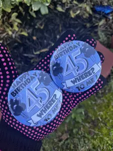 Button Pins - Custom Button Pins with Message Option for Your Image