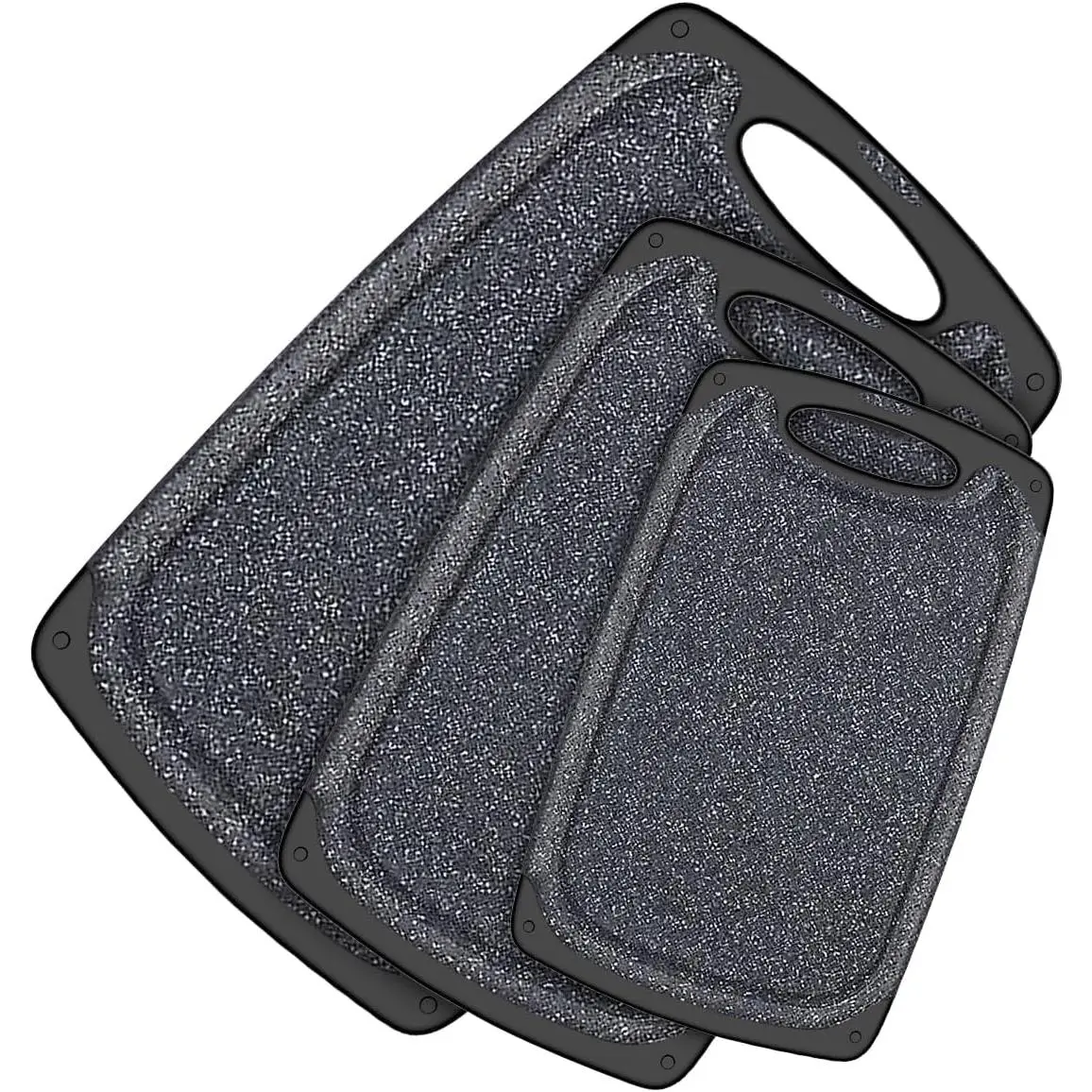 Kitchen Cutting Board (Set of 3),Professional Chopping Boards Sets,Dishwasher Safe Cutting Boards With Juice Grooves & Carrying Handle & No BPA