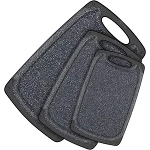 Kitchen Cutting Board (Set of 3),Professional Chopping Boards Sets,Dishwasher Safe Cutting Boards With Juice Grooves & Carrying Handle & No BPA