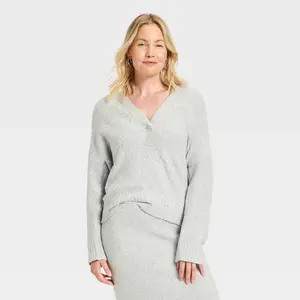 Women's Hooded Shawl Sweater - Universal Thread