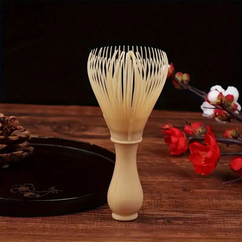 Easy-Clean Matcha Whisk - Detachable, Mold-Resistant Tea Ceremony Tool with Round Handle for Perfectly Stirred Matcha Powder, Tea Accessories, Japanese Tea Tools