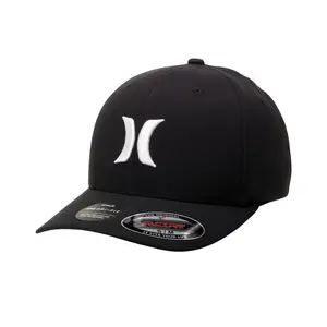 Hurley Mens Baseball Cap - Curved Brim Flexfit Fitted Hats for Men