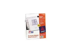 Sheet Protectors Top Load Polypropylene F/8-1/2"x11" Sht. CL