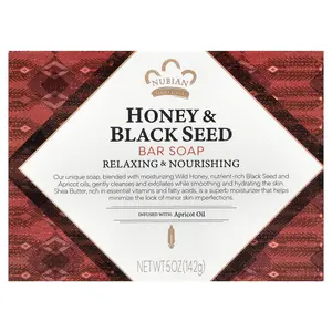 Nubian Heritage Bar Soap, Honey & Black Seed, 5 oz (142 g)