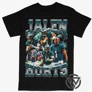 Jaln Hrts T-shirt For Men Women, For Fans Unisex Casual Streetswear Top Philadelphia Eagles Football
