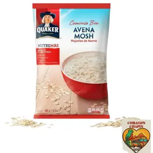 Quaker Avena Mosh Chapin Oatmeal 360g Central American Authentic Taste Culture Heritage Hojuelas de Avena from Guatemala