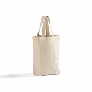 Canvas Double Wine Tote Canvas Double Wine Tote