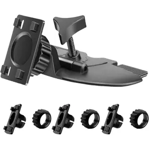 CD Slot Mount for  Screen, 4 count Tightening Nut with 4 Button Lock Replacement 17mm Ball Joint  Mount for Phone Holder  Backup Camera  GPS Navi