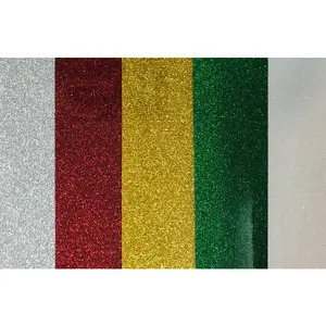 Siser Christmas Color Glitter Heat Transfer Vinyl (HTV) Bundle, DIY Material for Scrapbooking & Stamping Projects