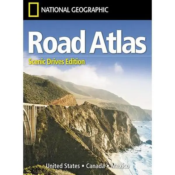 National Geographic 2025 Road Atlas - Scenic Drives Edition, Travel & Road Trip Map Book for United States, Canada, Mexico - Paperback by National Geographic Maps