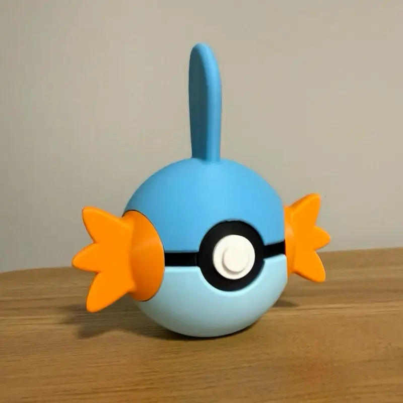 Mudkip Ball - Made to Order, High-Quality PLA Plastic, Collectible Figures Pieces & Parts, Creative Desktop Ornament, Decorations and Ornaments