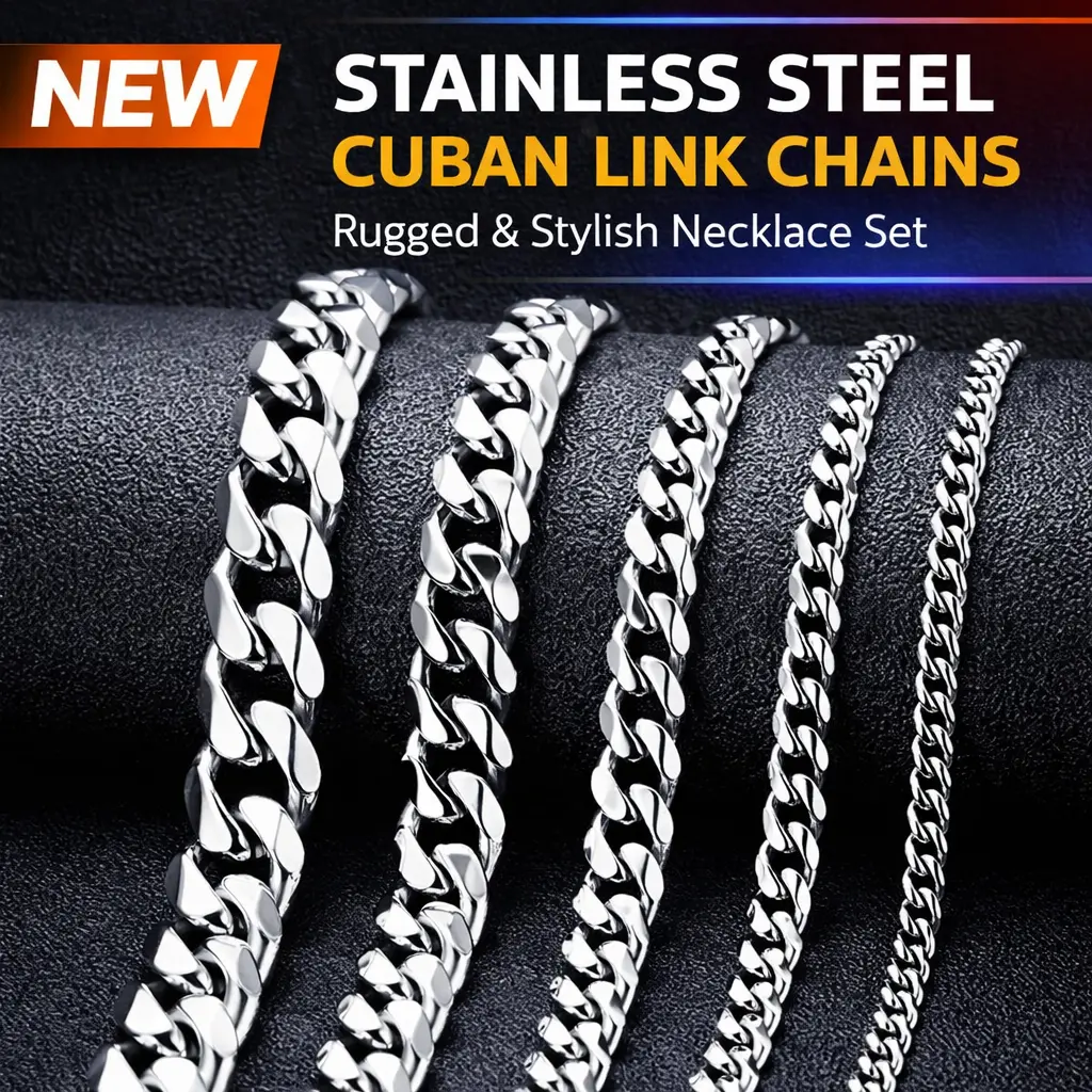925 Sterling Silver Cuban Link Necklace, 3–11mm Wide, 18–24 Inch Chain, High Polished Finish, Wear Resistant, Corrosion Resistant, Fade Resistant, Durable Unisex Jewelry for Men and Women, Daily Wear Gift