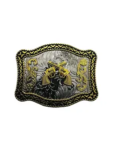 Western Style Cowboy Gun Buckle Hebilla Vaquero Pistolas