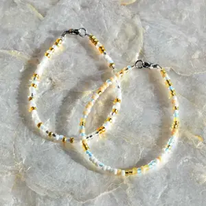 Dainty Seed Bead Bracelet, Waterproof, Stainless Steel Seed Bead Jewelry, Multi-Color Bracelet, Summer Anklet, Colorful Beaded Jewelry, 3mm Beads