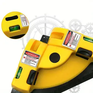 【FaddishDeal】1PC 90-Degree vertical and horizontal line projection square leveling instrument with right angles, self-leveling for precise right-angle measurement, floor installation auxiliary tools