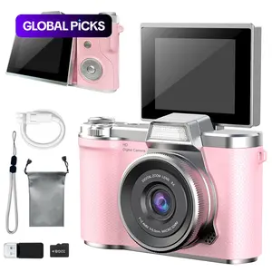 Latest with Flip Cover, Video Camera Camcorder, HD 1080P Video Recording, Simple Interface with Multiple Filters, Great Outdoor Selfie Gift, 32GB Memory Card Reader Included #GLOBAL PICKS