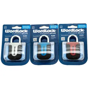 WorldWide Sales Online 8pc Sports Lock Word Combo Lock – import_2021_10_29_212114, Locks