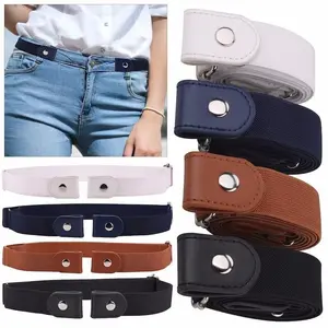 Men Women Buckle free Elastic Invisible Adjustable Waist Belt No Bulge Hassle