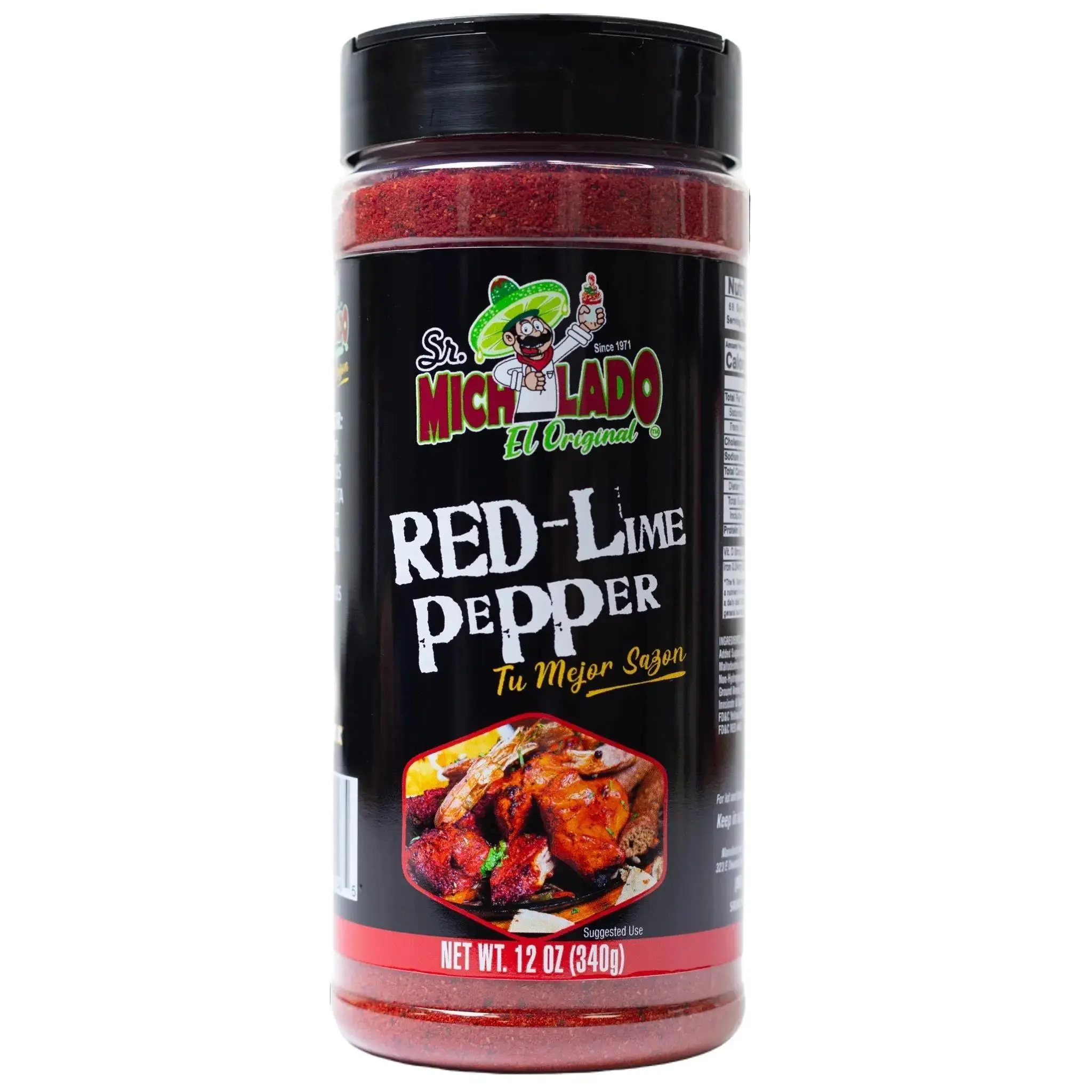 RED-LIME-PEPPER Seasoning - Sr. Michelado - Bottle Spice Flavor powder seasoning RED-LIME-PEPPER Seasoning - Sr. Michelado - Bottle Spice Flavor powder seasoning