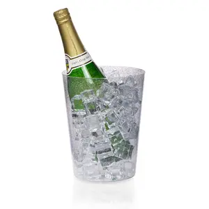 Silver Glitter Ice Bucket