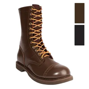 Rothco Leather Jump Boots 10 Inches - Jump Boot, Comfort Walking Shoes Insole Footwear Boots