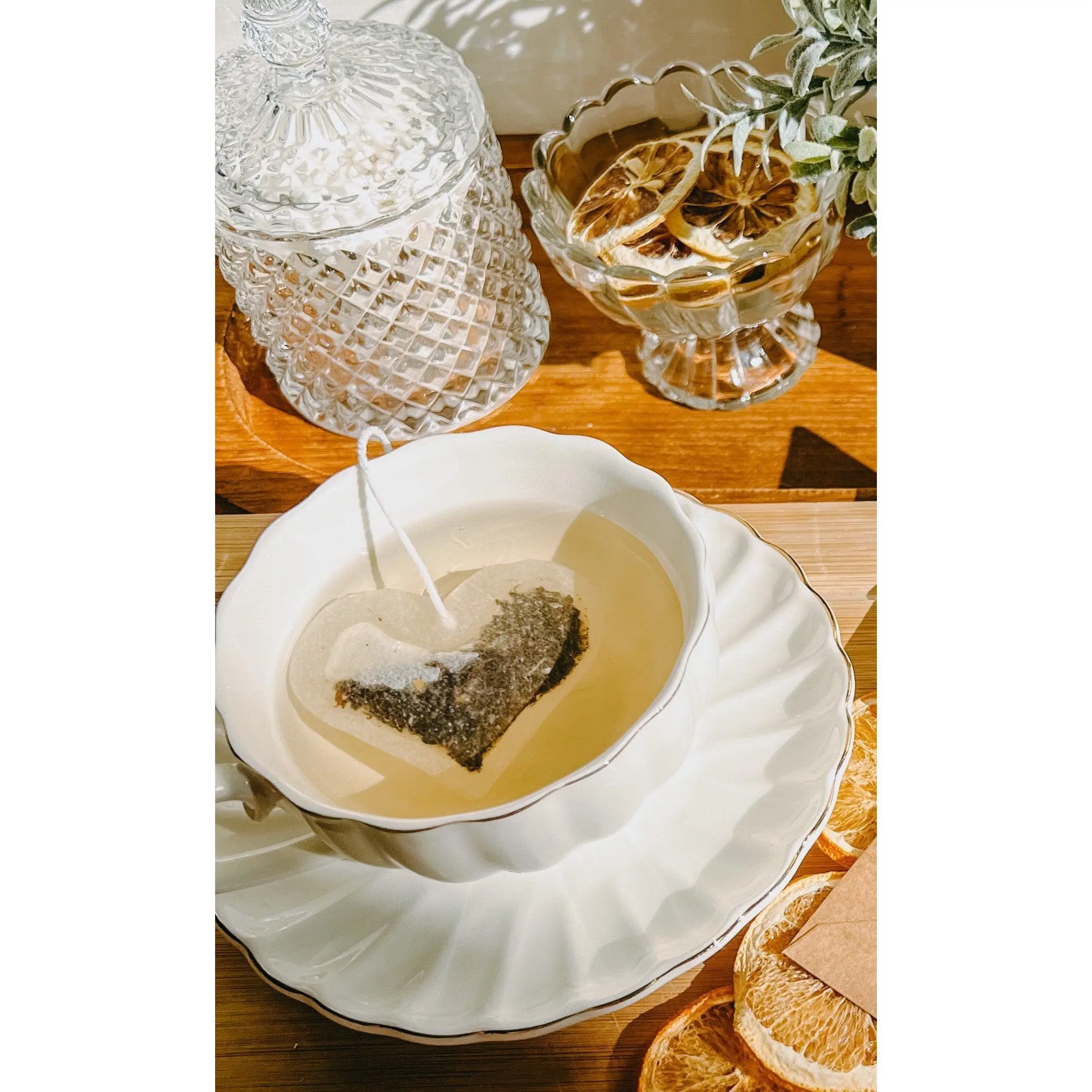 Heart-Shaped Tea Bags