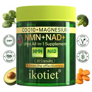 ikotiet NMN Supplement – 15000mg | NAD+ | CoQ10 | Magnesium Complex – For Daily Wellness & Healthy Lifestyle Support - Dietary Supplement