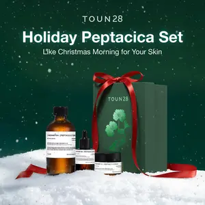 TOUN28 PEPTACICA Set | Peptide + Centella Asiatica Extract | Toner, Serum, Cream | Anti-Aging & Skin Repair | Premium Korean Vegan Beauty
