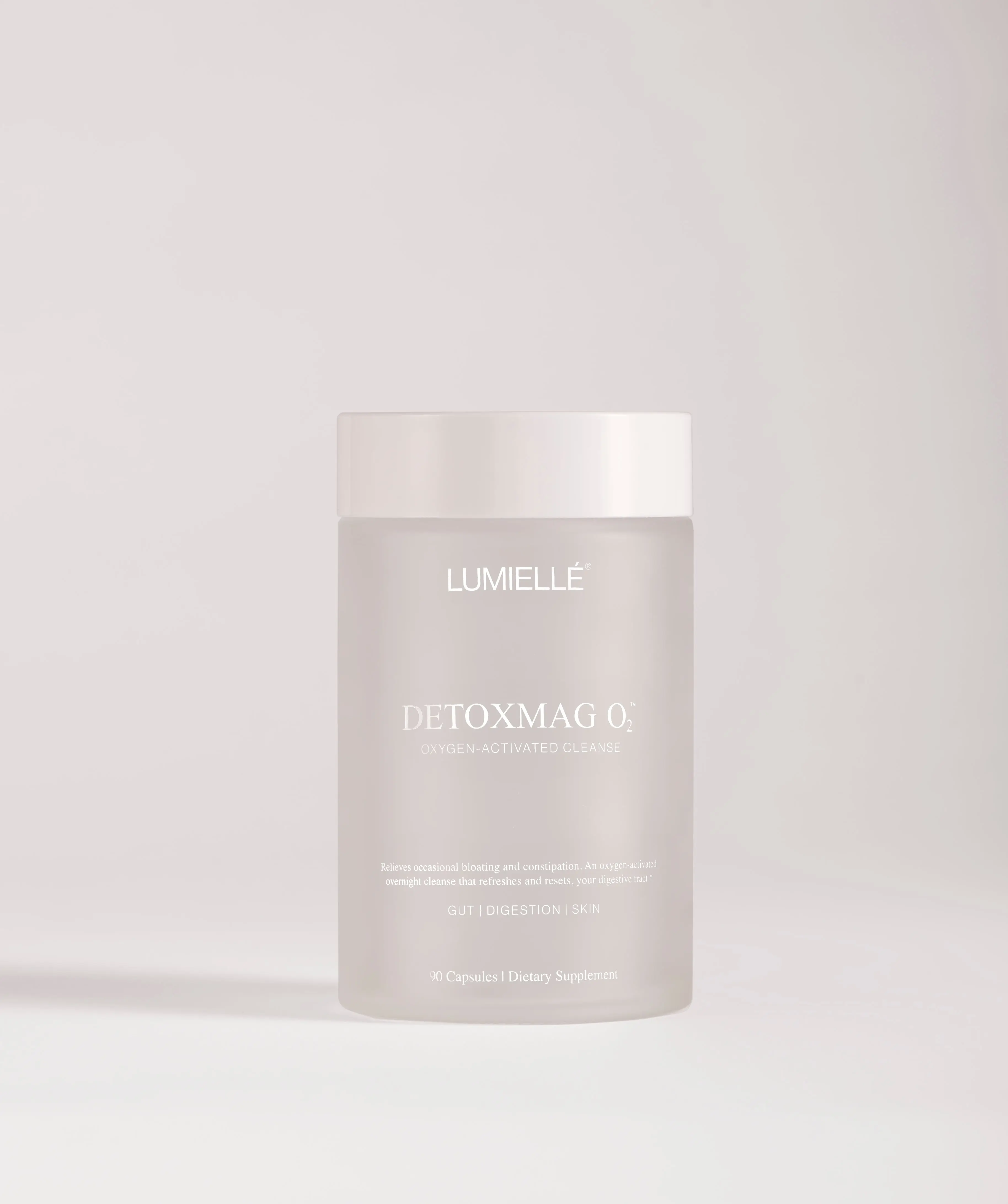Lumiellé DetoxMag O2 Oxygen-Activated Colon Cleanse | Magnesium Oxide Digestive Cleanse for Bloating Relief, Gut Health & Regularity | Non-GMO | 30 Day Supply