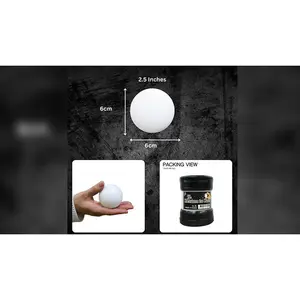 JL Magic Return Ball White 2.5 Inch Magic Trick Prop for Close-Up & Stage Performances