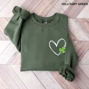 Shamrock Sweater/ T-shirt St. Patrick’s Day Teacher Sweatshirt, Lucky Clover Teacher Crewneck, Cute Classroom Irish Outfit