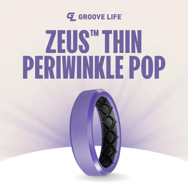 Groove Life Zeus Thin Periwinkle Pop Ring