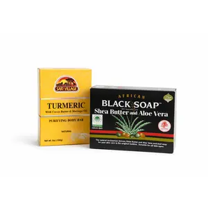 Turmeric Soap + Shea Butter & Aloe Vera Soap Bundle