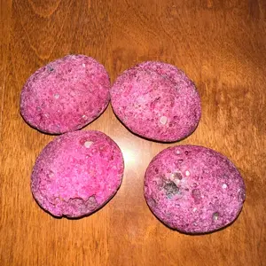 Ruby Crystal palm stones