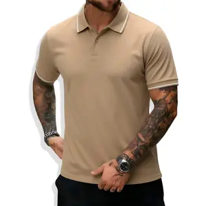 Men's Classic Fit Short SleeveDual Tipped Collar Polo Shirt | 200+ GSM | Men’s casual polo, men’s short sleeves, men’s short sleeves, standard sizes: 38–46