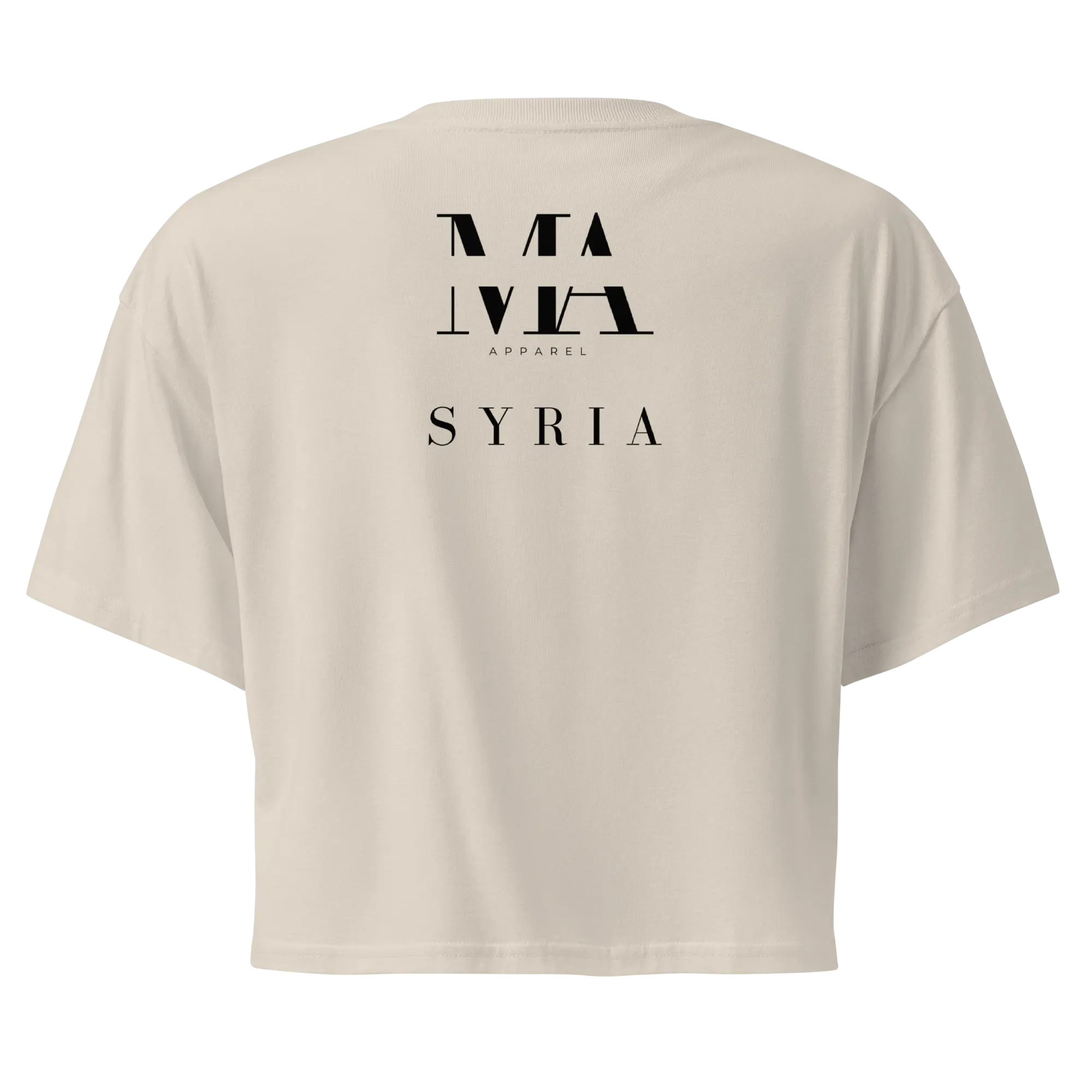 Syria Women's Crop Top (English Heritage in Black)