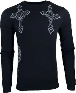 Archaic by Affliction Men's T-Shirt Stone Ranger - DARKER SIDE Biker MMA S-2X