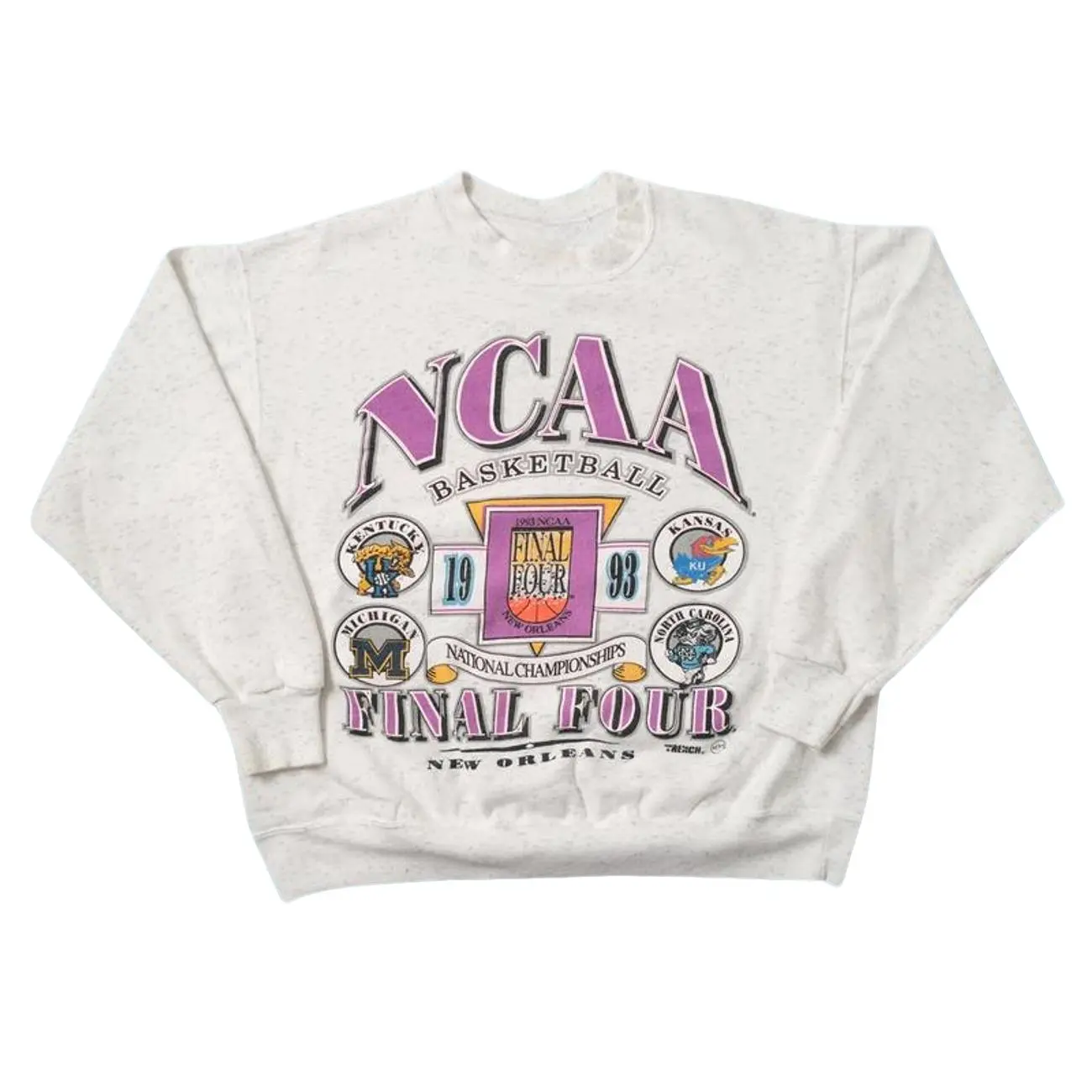 Vintage Style Basketball Championship Crewneck Sweatshirt, 90s Sports Tournament Oversized Sweatshirt