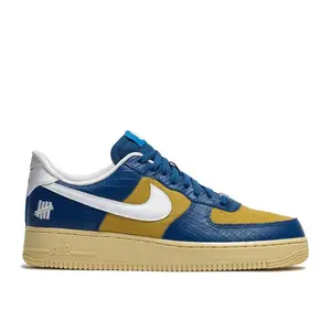 Nike Air Force 1 Low SP Undefeated 5 On It Blue Yellow Croc