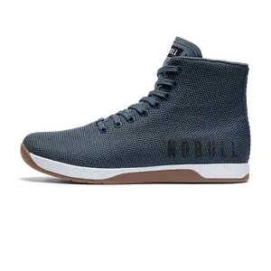 NOBULL Women's Outwork High-Top Shoe in Denim - OG Strength Training Shoe, Durable Gym Trainer, Lifting Sneaker