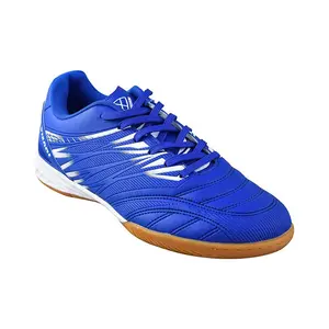 Valencia Indoor Soccer Shoes -Royal/White