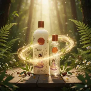 Ritual Botanico Organic Keratina 1 L Kit – Includes 250 ml Shampoo + 8 Bioserums, Botanical Hair Care