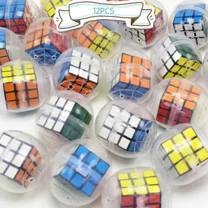 Random Color Mini Cube, 12pcs/set Sudoku Cube Puzzle Game Cubes, Party Gift for Wedding & Birthday & Festival