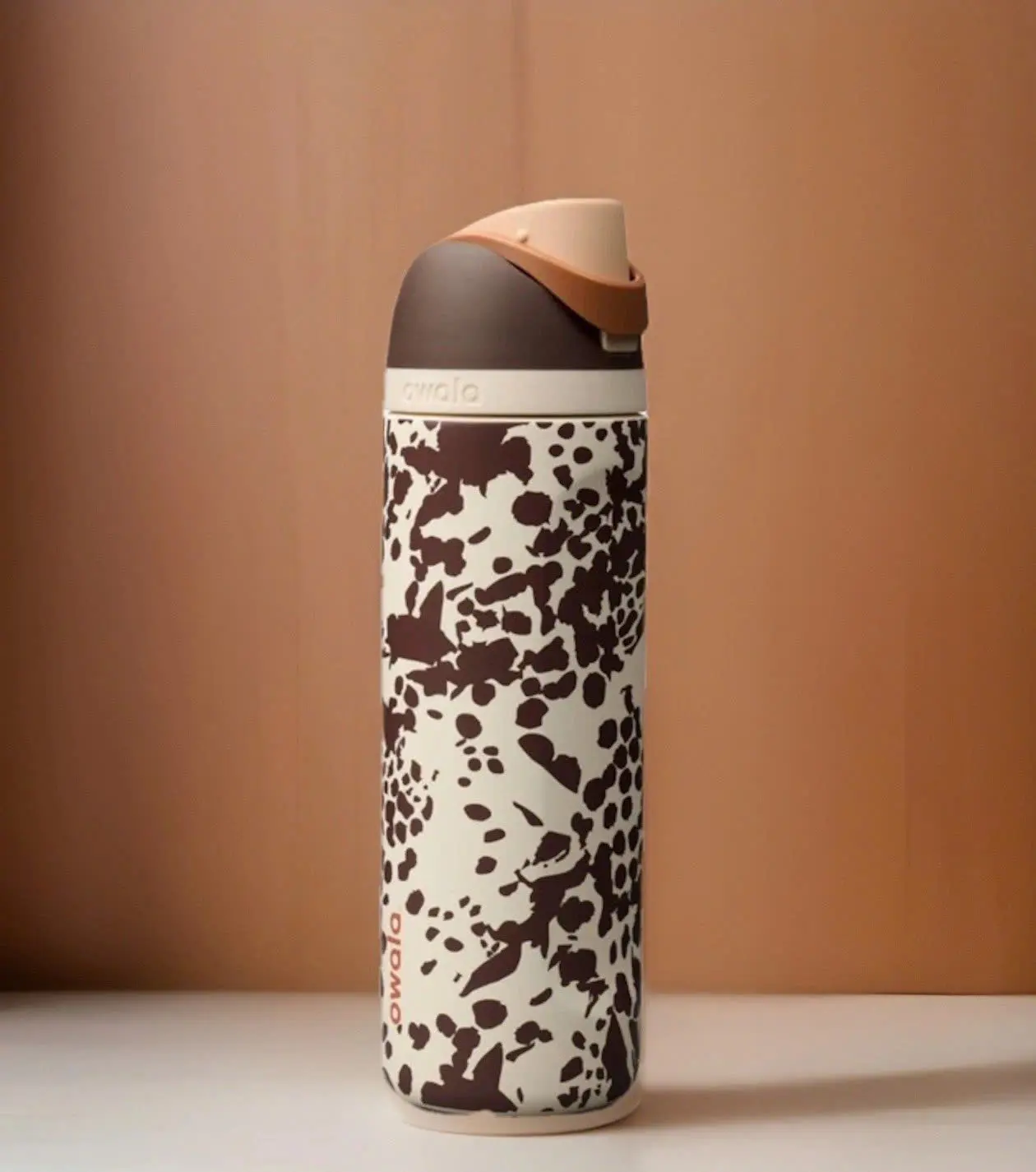 Owala "Cowgirl Core" 32Oz Bottle Special Edition Animal Print Cow Brown
