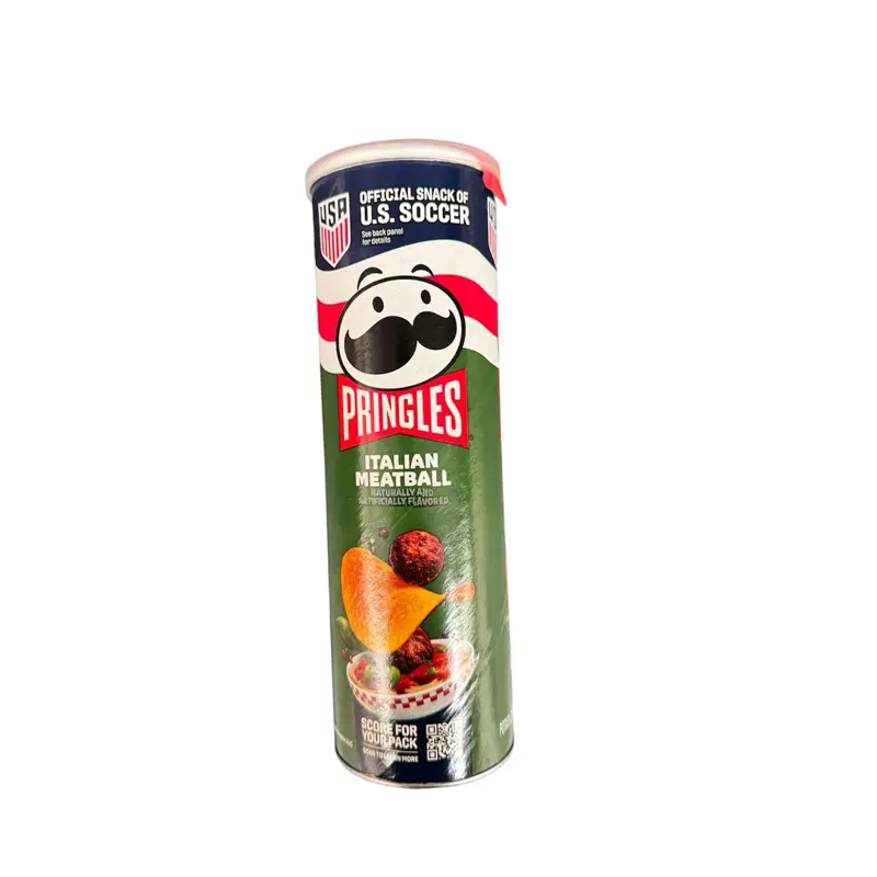 Limited Edition Pringles Italian Meatballs Flavor Potato Chips- 1 Can