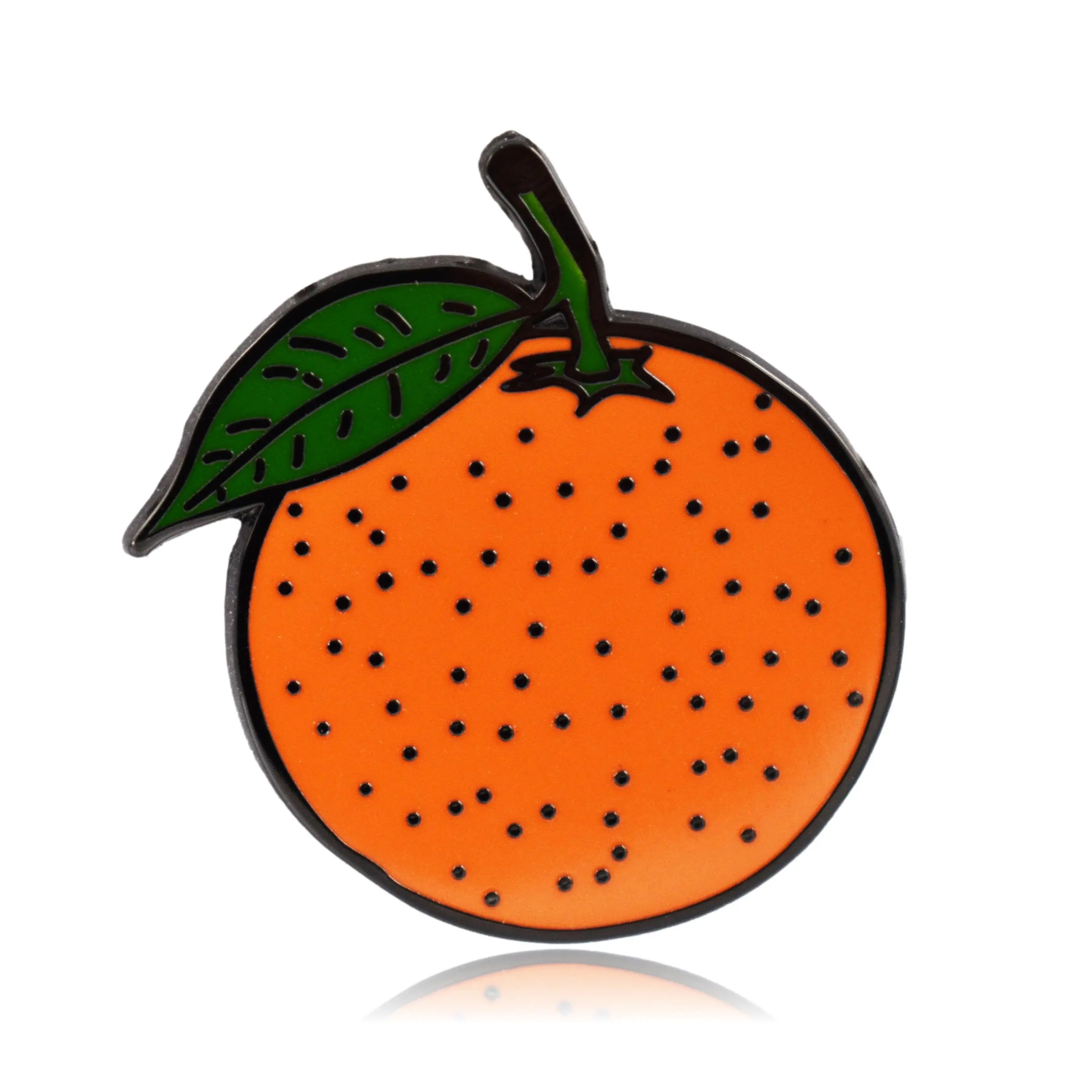 Orange Enamel Pin
