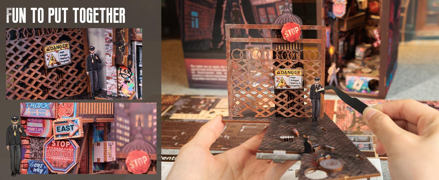 The Long Goodbye DIY Book Nook Kit, Detective Theme 3D Wooden Puzzle with Built-in LED Light, Puzzle-Solving Elements, Fun Stress Relief Assembly for Adults Teens, Exquisite Gift for Mystery Lovers Friends Family The Long Goodbye DIY Book Nook Kit, Detective Theme 3D Wooden Puzzle with Built-in LED Light, Puzzle-Solving Elements, Fun Stress Relief Assembly for Adults Teens, Exquisite Gift for Mystery Lovers Friends Family