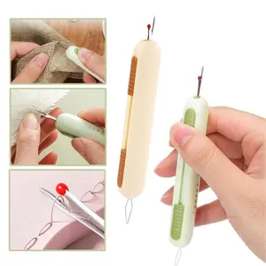 (2Counts)2 in 1 Needle Sewing Kit Tool,Threader Seam Ripper,Integrated Seam Remover & Needle Threading Tool Multifunctional Seam Rippers for Sewing Crafting Knitting Quilting Cross Stitch Supplies.