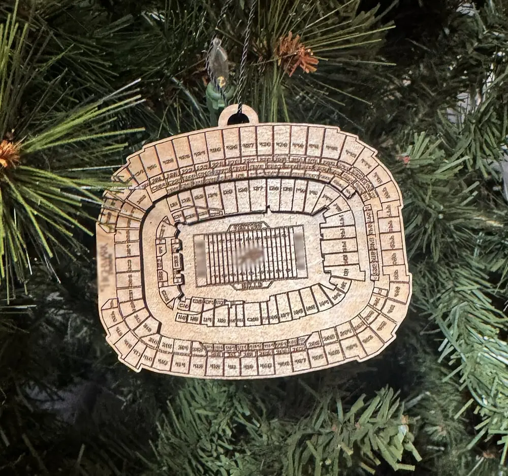 2026 New Buffalo Football Stadium Ornament - Christmas Gift Holiday Xmas Sports